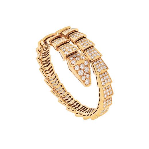 [⭐Haelin Jewelry]SERPENTI BRACELET 8MM GOLD DIAMOND