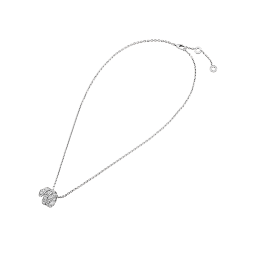 [⭐Haelin Jewelry]SERPENTI  NECKLACE DOUBLE RING DIAMOND
