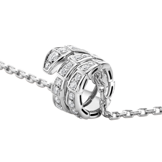 [⭐Haelin Jewelry]SERPENTI  NECKLACE DOUBLE RING DIAMOND