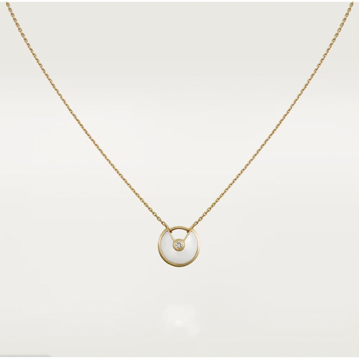 [⭐Haelin Jewelry]AMULETTE ROSE GOLD MOP NECKLACE