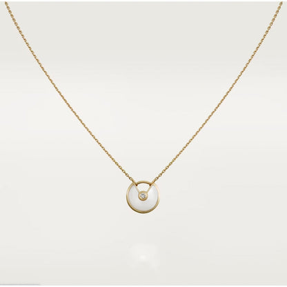 [⭐Haelin Jewelry]AMULETTE ROSE GOLD MOP NECKLACE