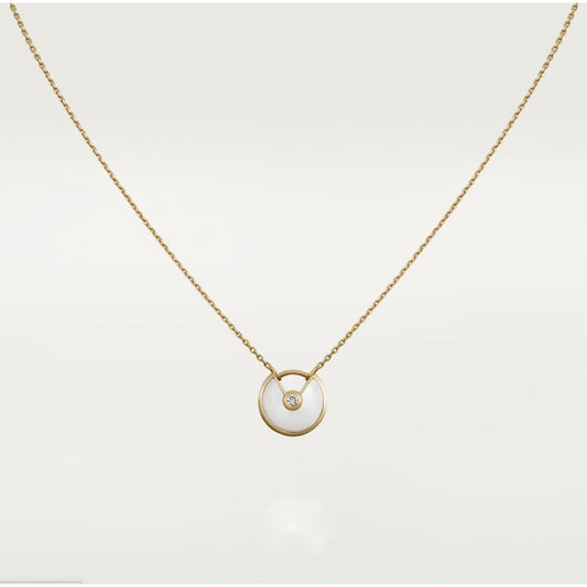 [⭐Haelin Jewelry]AMULETTE ROSE GOLD MOP NECKLACE