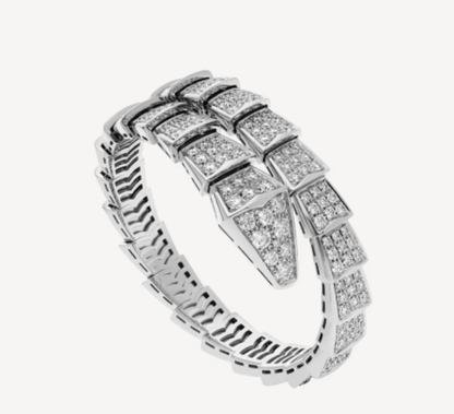 [⭐Haelin Jewelry]SERPENTI BRACELET 8MM SILVEE DIAMOND