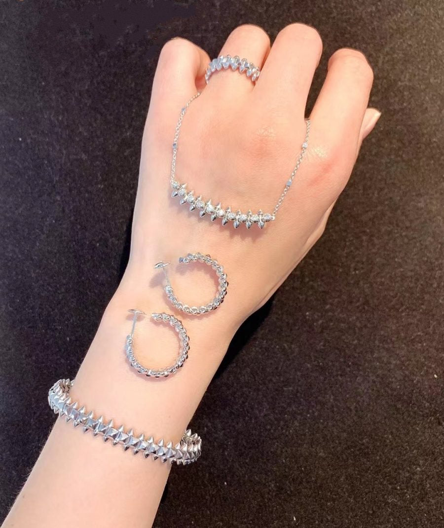 [⭐Haelin Jewelry]CLASH SILVER BRACELET