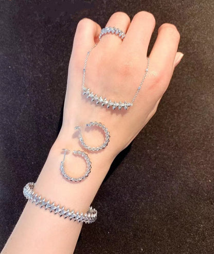 [⭐Haelin Jewelry]CLASH SILVER BRACELET