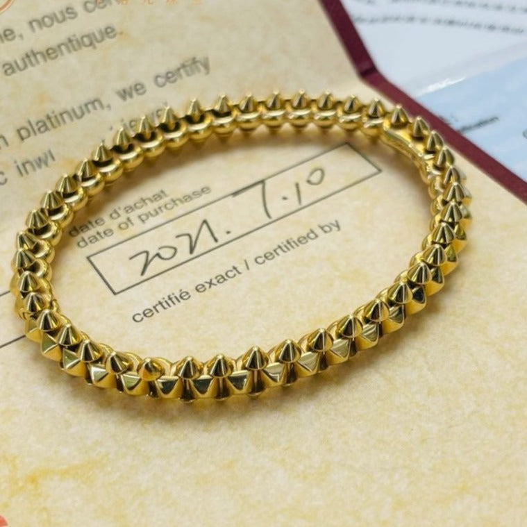 [⭐Haelin Jewelry]CLASH GOLD BRACELET