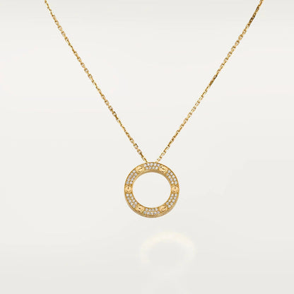 [⭐Haelin Jewelry]LOVE NECKLACE ADJUSTABLE ROSE GOLD