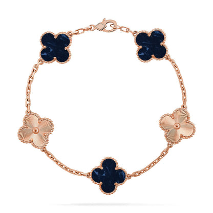 [⭐Haelin Jewelry]CLOVER 5 MOTIF PIETERSITE BRACELET COLLECTION