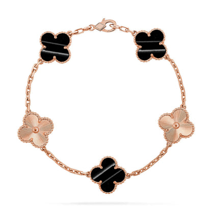 [⭐Haelin Jewelry] CLOVER 5 MOTIF PULSAR STONE BRACELET COLLECTION