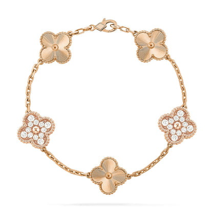 [⭐Haelin Jewelry] CLOVER 5 MOTIF LASER BRACELET COLLECTION