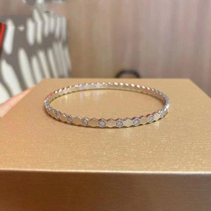 [⭐Haelin Jewelry]BEE LOVE SILVER DIAMOND BRACELET