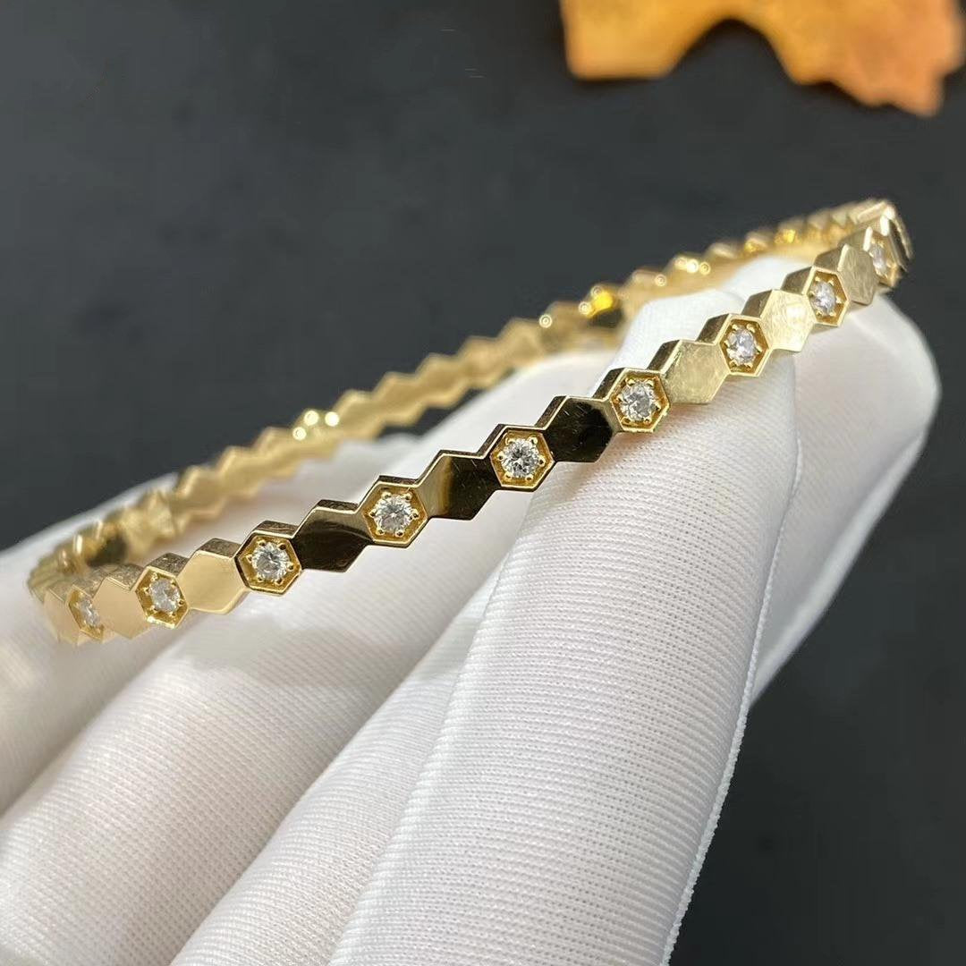 [⭐Haelin Jewelry]BEE LOVE GOLD DIAMOND BRACELET