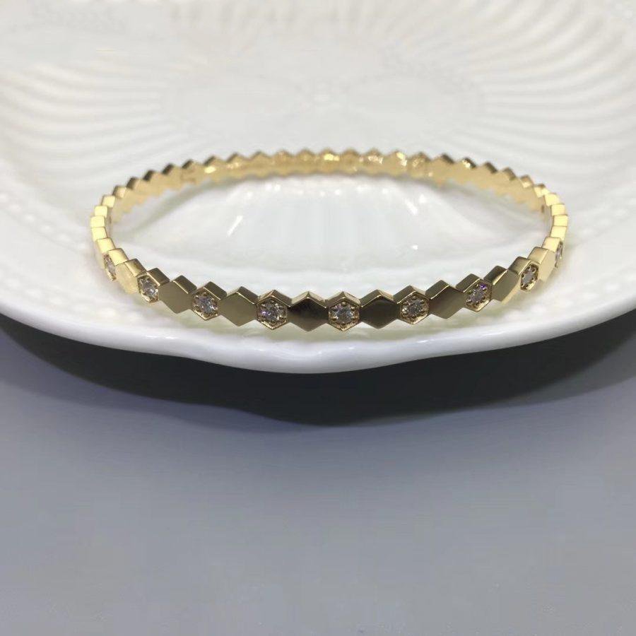 [⭐Haelin Jewelry]BEE LOVE GOLD DIAMOND BRACELET
