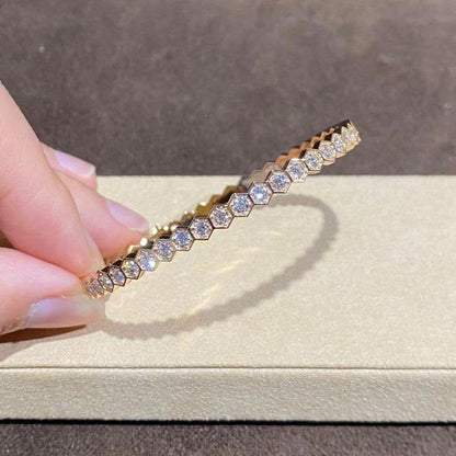 [⭐Haelin Jewelry]BEE LOVE GOLD BRACELET FULL DIAMOND
