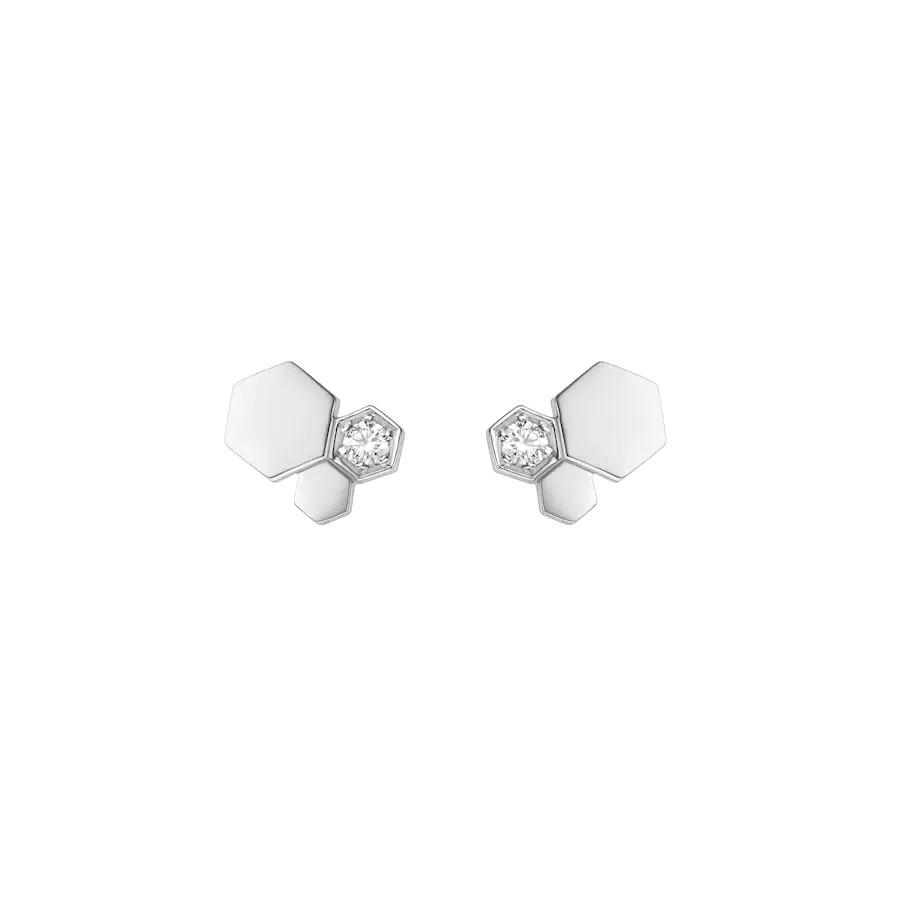 [⭐Haelin Jewelry]BEE LOVE SILVER DIAMOND EARRINGS