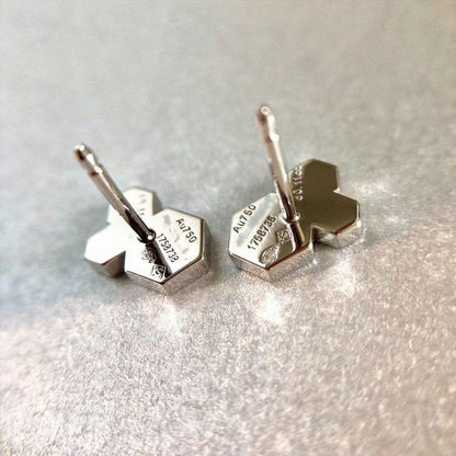 [⭐Haelin Jewelry]BEE LOVE SILVER DIAMOND EARRINGS
