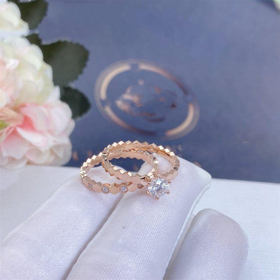 [⭐Haelin Jewelry]BEE LOVE RING PINK GOLD DIAMOND