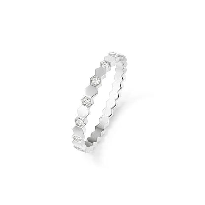 [⭐Haelin Jewelry]BEE LOVE RING SILVER DIAMOND