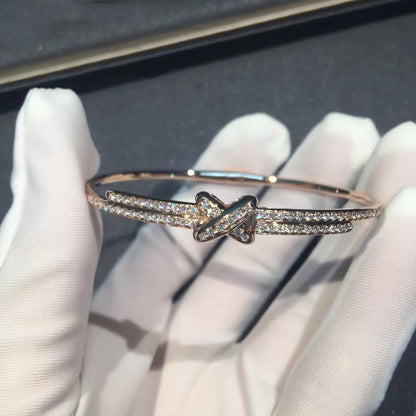 [⭐Haelin Jewelry]JEUX DE BRACELET DIAMONDS PINK GOLD