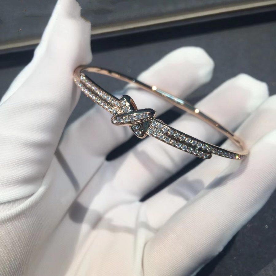 [⭐Haelin Jewelry]JEUX DE BRACELET DIAMONDS PINK GOLD