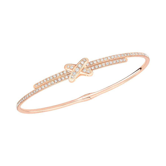 [⭐Haelin Jewelry]JEUX DE BRACELET DIAMONDS PINK GOLD