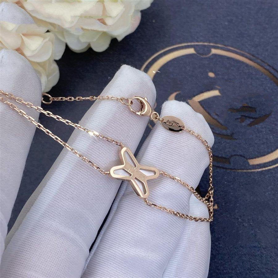 [⭐Haelin Jewelry]JEUX BRACELET WHITE MOP PINK GOLD 1 DIAMOND