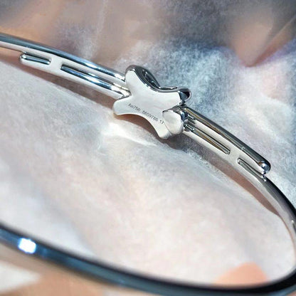 [⭐Haelin Jewelry]JEUX DE BRACELET SILVER DIAMONDS