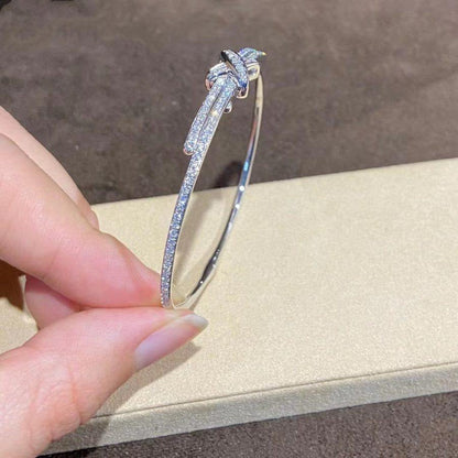 [⭐Haelin Jewelry]JEUX DE BRACELET DIAMONDS SILVER