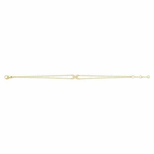 [⭐Haelin Jewelry]JEUX BRACELET GOLD DIAMOND