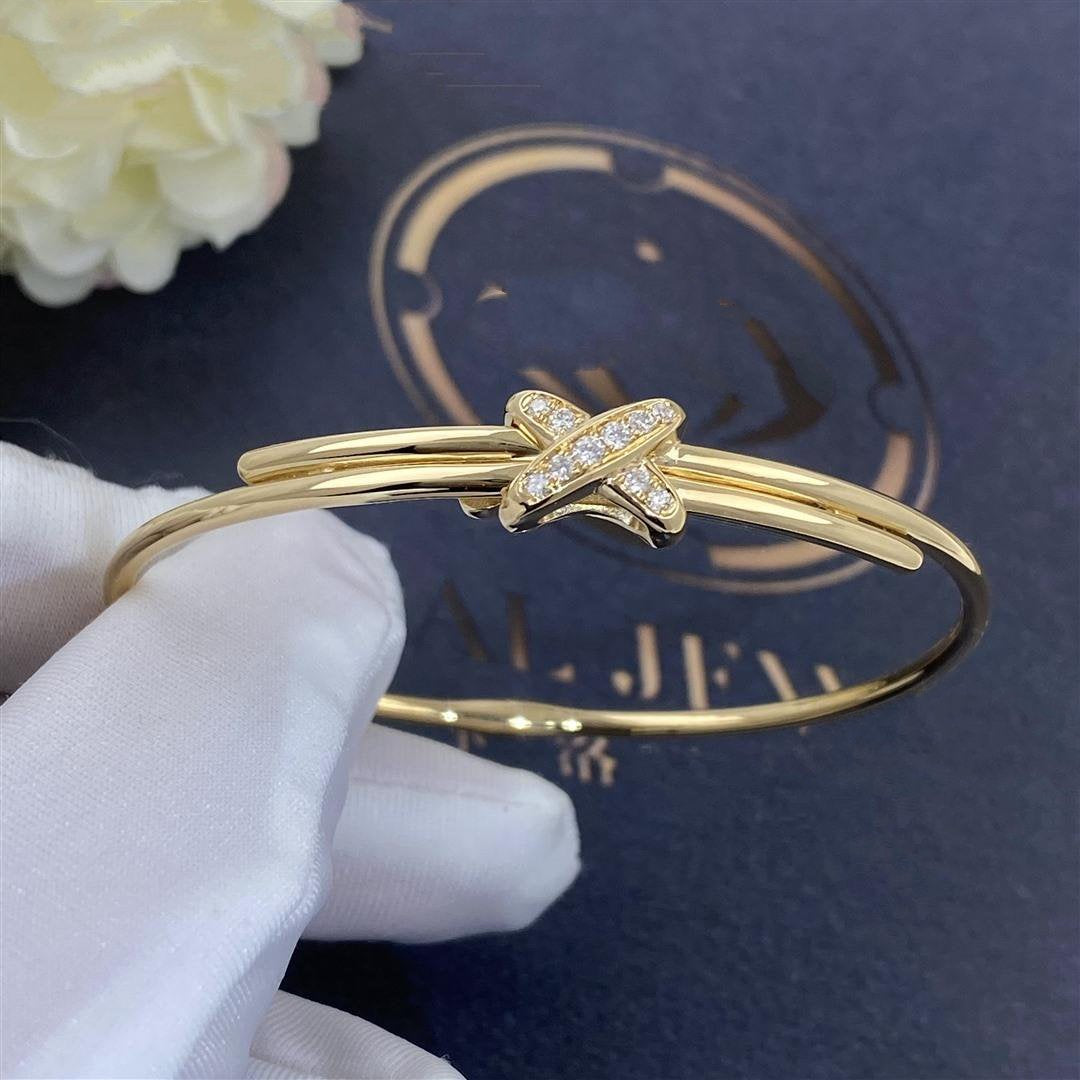 [⭐Haelin Jewelry]JEUX DE BRACELET GOLD DIAMONDS