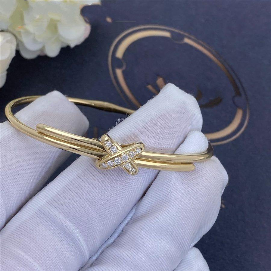 [⭐Haelin Jewelry]JEUX DE BRACELET GOLD DIAMONDS