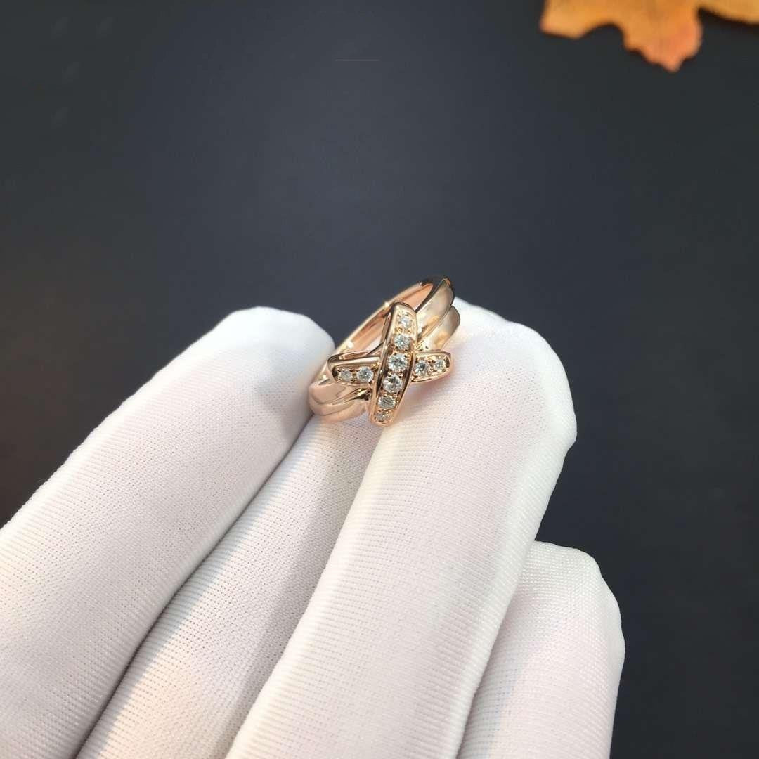 [⭐Haelin Jewelry]JEUX DE PINK GOLD DIAMOND RING