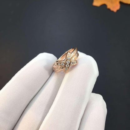 [⭐Haelin Jewelry]JEUX DE PINK GOLD DIAMOND RING