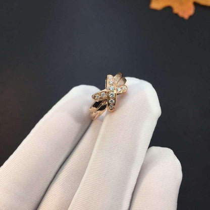 [⭐Haelin Jewelry]JEUX DE PINK GOLD DIAMOND RING