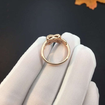 [⭐Haelin Jewelry]JEUX DE PINK GOLD DIAMOND RING