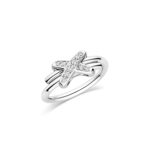 [⭐Haelin Jewelry]JEUX DE SILVER DIAMOND RING