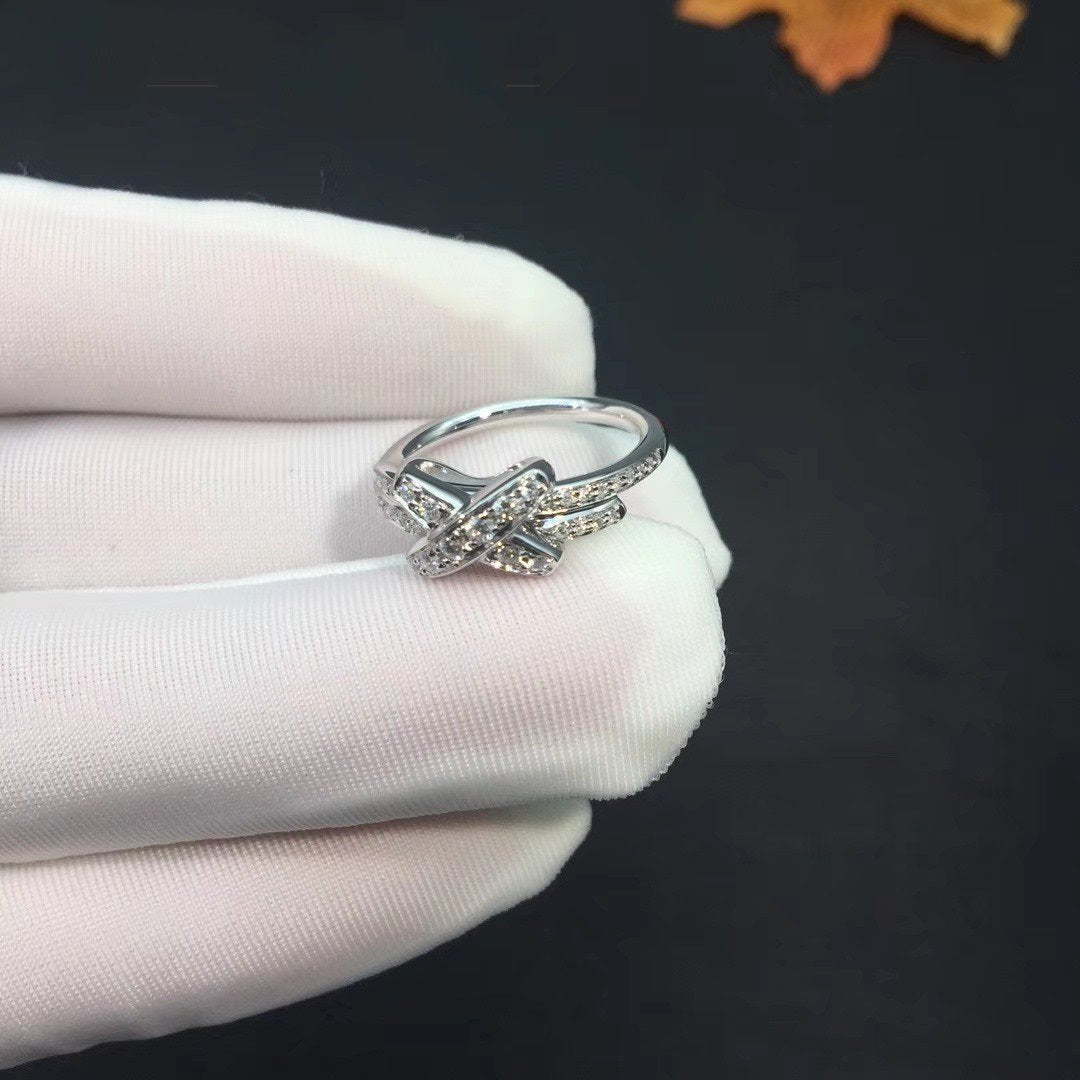 [⭐Haelin Jewelry]JEUX DE SILVER DIAMOND RING