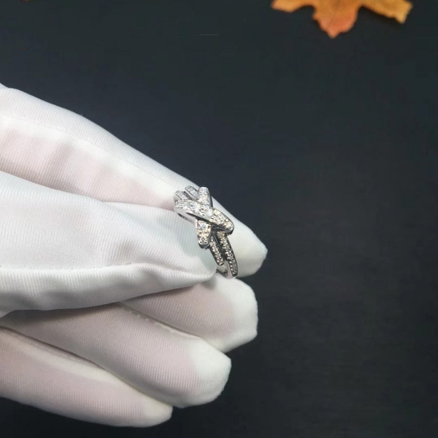 [⭐Haelin Jewelry]JEUX DE SILVER DIAMOND RING
