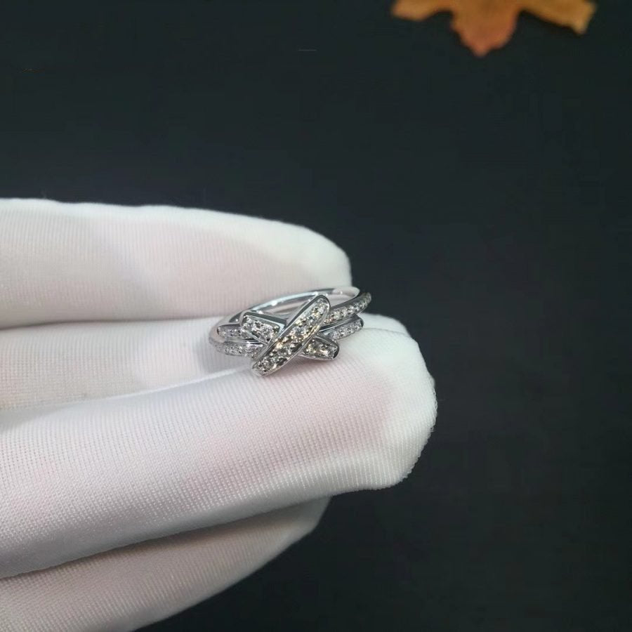 [⭐Haelin Jewelry]JEUX DE SILVER DIAMOND RING