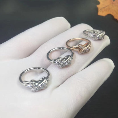 [⭐Haelin Jewelry]JEUX DE SILVER DIAMOND RING