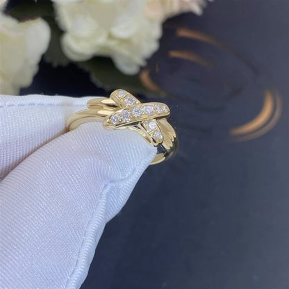 [⭐Haelin Jewelry]JEUX DE GOLD DIAMOND RING