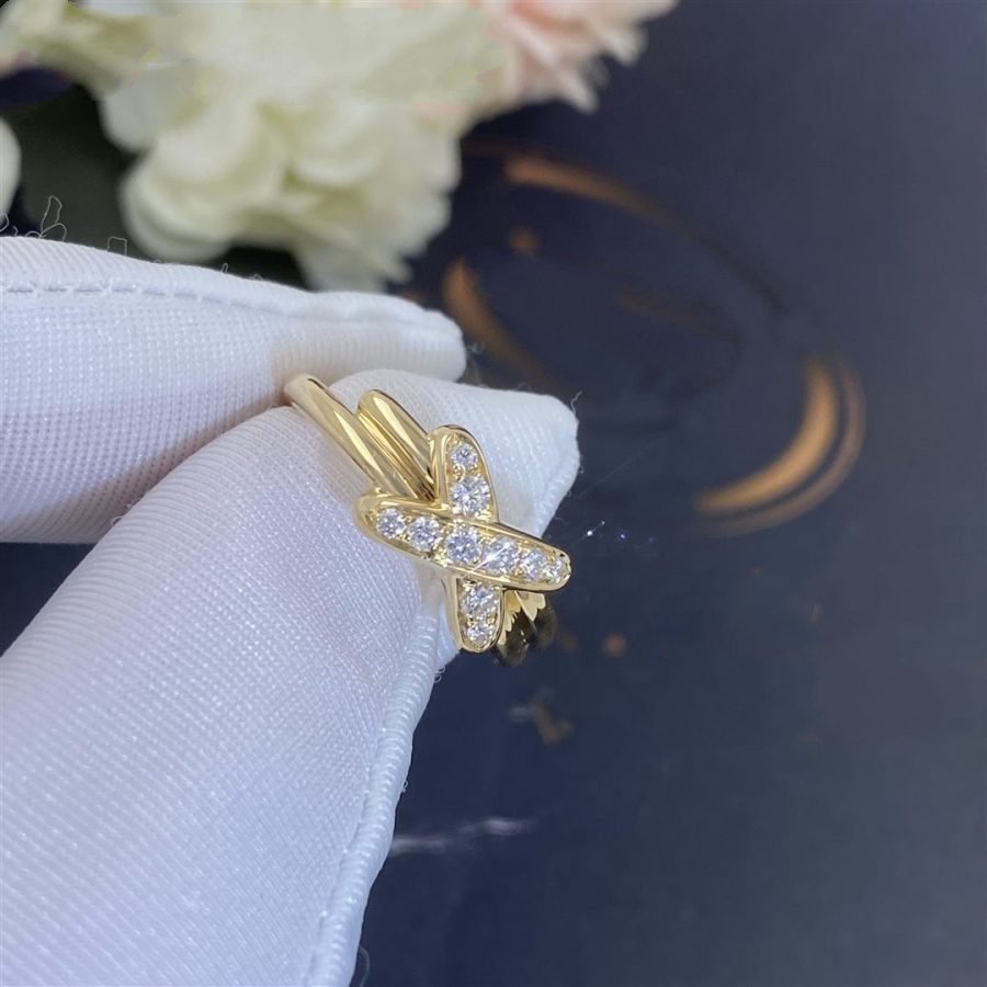[⭐Haelin Jewelry]JEUX DE GOLD DIAMOND RING