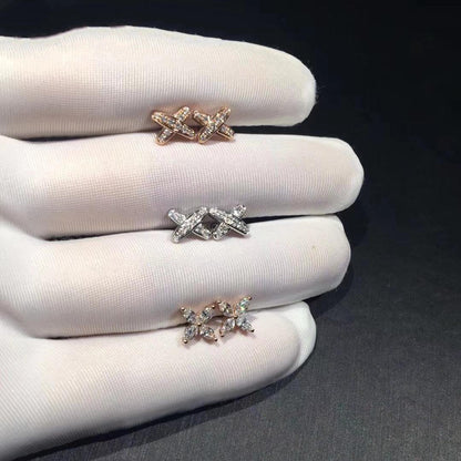 [⭐Haelin Jewelry]JEUX DE DIAMOND EARRINGS