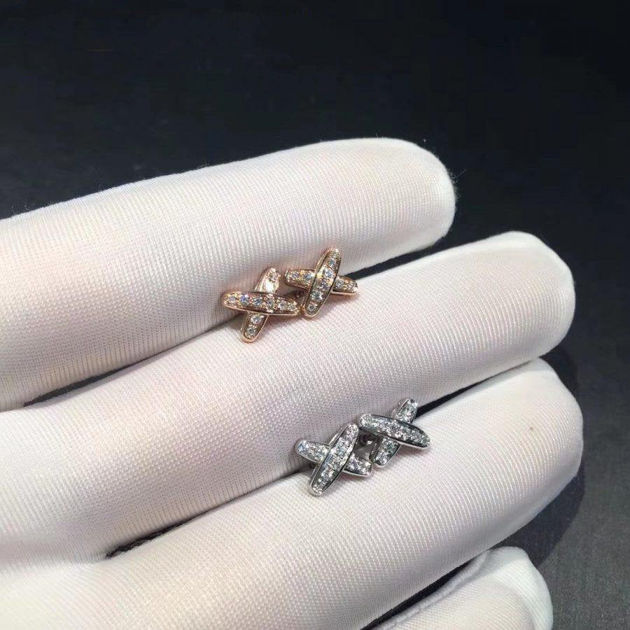 [⭐Haelin Jewelry]JEUX DE DIAMOND EARRINGS