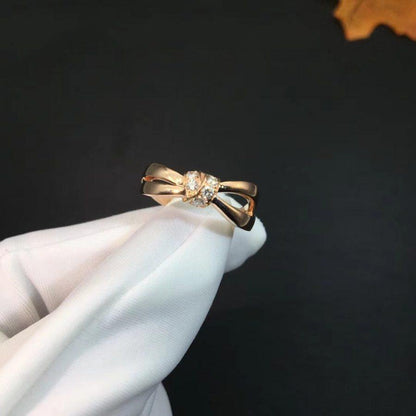 [⭐Haelin Jewelry]LIENS RING PINK GOLD DIAMOND