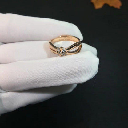 [⭐Haelin Jewelry]LIENS RING PINK GOLD DIAMOND