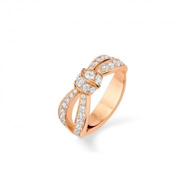 [⭐Haelin Jewelry]LIENS PINK GOLD DIAMOND RING