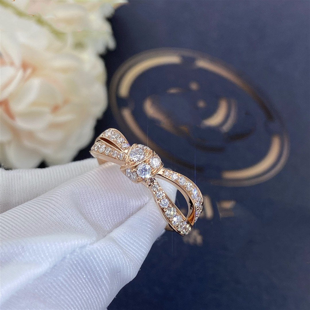 [⭐Haelin Jewelry]LIENS PINK GOLD DIAMOND RING