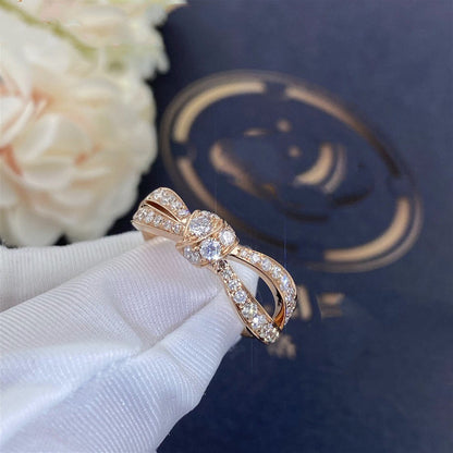 [⭐Haelin Jewelry]LIENS PINK GOLD DIAMOND RING