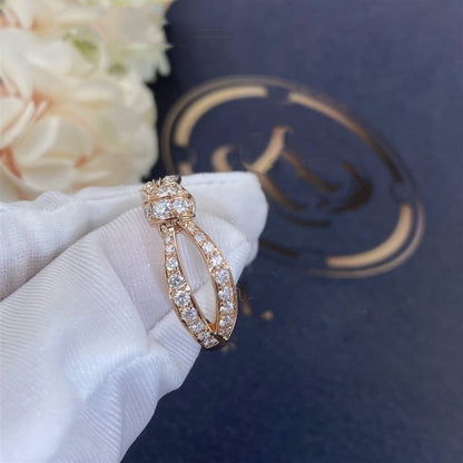 [⭐Haelin Jewelry]LIENS PINK GOLD DIAMOND RING
